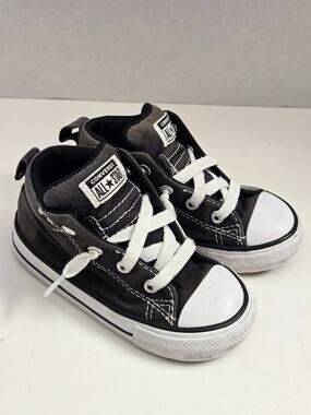 CONVERSE Chuck Taylor Gray All Star Street Mid Little Kids 7 Mid Top Sneakers